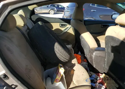 2013 Hyundai Elantra Gls z USA, uszkodzony, nr VIN 5NPDH4AE6DH201051